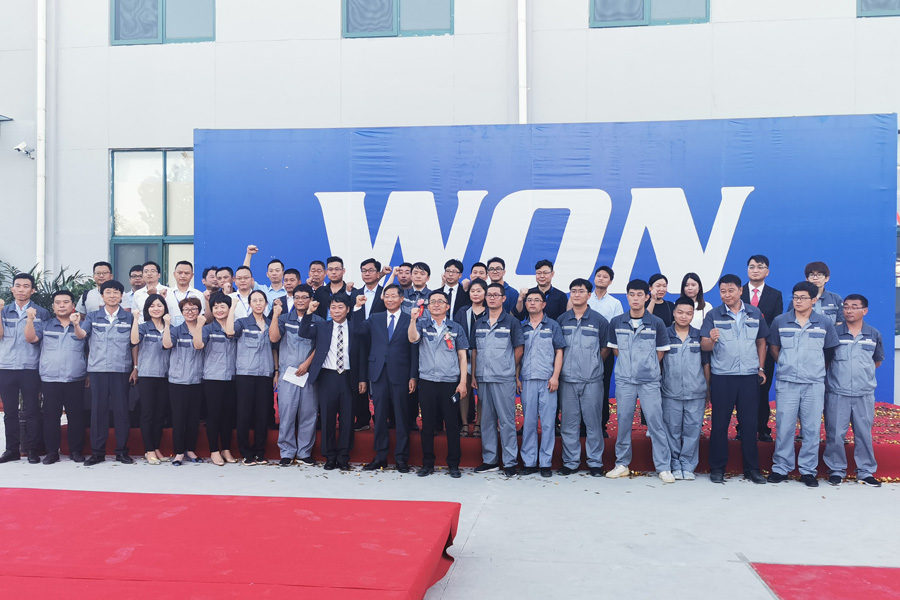 WON直線(xiàn)導(dǎo)軌工廠山東威海工廠開(kāi)業(yè)及2019中韓（威海）機(jī)器人產(chǎn)業(yè)合作大會(huì)威海南海新區(qū)舉行
